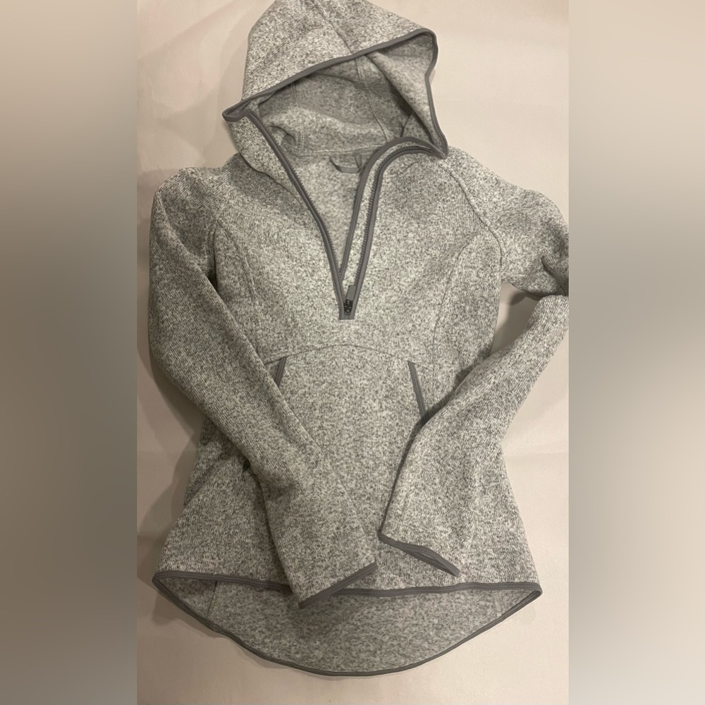lululemon athletica Gray Hoodie Sweatshirt